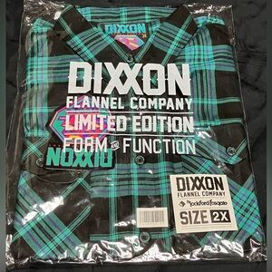 New DIXXON Rockford Fosgate 45th Anniversary Flannel Mens 2X BNIB